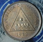 1912 Nicaragua 5 Centavos      c649