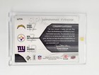 Mint   49 Game Used Patch 2008 Spx Eli Manning Philip Rivers Ben Roethlisberger