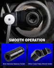19 Mm Harmonic Balancer Socket   50mm Crankshaft Crank Pulley Wrench Holder Tool