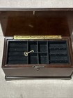 The Bombay Company Jewelry Box Chest Vintage 1992 Cherry With Key Beautiful