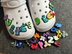 Cartoon Cute Face Eyes Alphabet Letter Shoe Charms Kids Adults