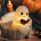 Halloween Ghost Led Night Light     Cute Bedside Lamp Kids Room Decor Gift