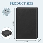 Black Polyurethane Foam Inserts For Cases  2 Pcs 16 X 12 X 2 Inch  Cuttable P   