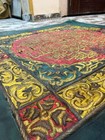 Handmade Ayatul Kursi Ottoman Kiswa Textile Islamic Calligraphy Art