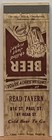 Read Tavern Baltimore Md Maryland Vintage Matchbook Cover