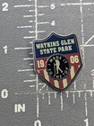 Watkins Glen State Park 1906 Shield Hiking Pin Souvenir Ny Village Waterfalls   