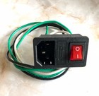 Wired Assembled Power Socket With Fuse Switch 3 Pin Iec320 C14 Usa Plug
