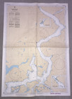1993 Jervis Inlet Bc Canada 3514 Canadian Hydrographic Nautical Map Chart 33x46