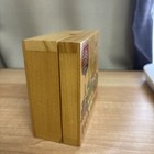 Handmade Beriozka Russian Wooden Trinket Box Carved Painted Colorful