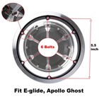 Vdm 10 Motor Wheel Hub Side Cover Fit E-glide Apolo Ghost