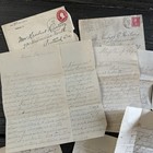 Antique Handwritten Letters   Mailed Envelopes W  Stamps  Oregon  Early 1900s