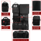 Universal Tactical Car Seat Back Organizer Pouch 5 Detachable Molle Vehicle Bags