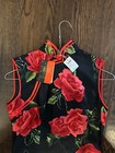Modern Sleeveless Floral Qipao  cheongsam - Shanghai Qinyi Fashion 100  Silk Xl