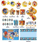 Sonic The Hedgehog Party In A Box Kit 107pcs Birthday Balloons Decorations