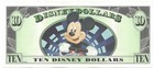 Disney Dollars Disneyland Space Mountain  10 A 2014 Mint