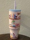 Disney Parks Main Street Monorail Bookshelf Dreamer Large 44oz Travel Tumbler