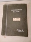 Mack Maintenance Manual Bus Model C-41   C-45 Original Manual