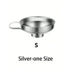 1 Pc Stainless Steel Wide Mouth Funnel     Ideal For Jam  Liquid   Food Transfer