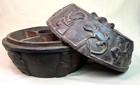 Yoruba Divination Bowl Opon Igede Ifa Exquisite  Heavy Wood Yoruba Orunmila Awo