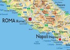 Italy Physical Map - 16 5 X 23 3 Inches - Paper Laminated