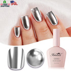 Imtiti Metallic Gel Nail Polish  Chrome Mirror Shine Gel Polish High Gloss Soak