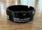 Vintage Horseshoe Hotel And Casino Glass Ashtray Las Vegas Nevada