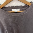 New Treasure   Bond Distressed Washed Gray Cotton Tee S Basic Layer T-shirt Nwt
