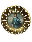 Frames Brass Butterfly Made In England Set Of 4 Hanging Wall 6  Vintage