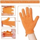 Shower Gloves24 Pcs Exfoliating Bath Glovesbody Scrub Gloves With Hanging Loo   