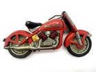 1958 Harley-davidson Friction Tin Motorcycle Toy Japan - For Parts Or Repair