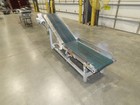 Gammerler 20 x 7  6  Slider Bed Conveyor Flat To Incline 14  Belt 280 Fpm 480v