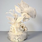 1960s Vintage Wedding Cake Topper Bride Groom