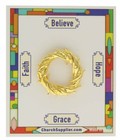 Crown Of Thorns Christian Lapel Pins  Easter Pins - Set Of 2 Christian Pins