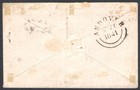 1840 Great Britain - Stanley Gibbons No  1 - 1 Penny Black - Used On Envelope