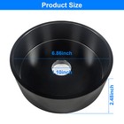 Wheel Balancer Large Truck Rim 7 5  Spacer Backing Plate Black - 28mm Shaft Coat
