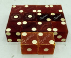 14pc Vintage Las Vegas Casino Dice Set Stardust  Flamingo  Riviera  Dunes   