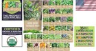 Indoor   Outdoor Herb Seed Variety Pack - 35 Organic Essentials For Culinary Use