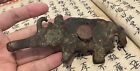Museum Quality Warring State-han Chinese Gilt-silver-inlaid Bronze Belt Hook