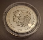 King Charles Iii Diana Wedding Solid Silver Coin Queen Elizabeth Ii Stamps Spare