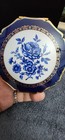 Stratton Princess  Vintage Compact  Blue Flower Lid  Made In England 