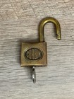 Antique Old Small Corbin Padlock With Key Lock Pat 1907 1909