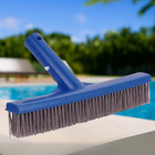 10  Stainless Steel Brush Durable Pool Cleaner Brush Plastic Body Telescopic