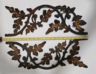 Cast Iron Oak Leaves   Acorns Decor Elements Vintage Decorative Panels