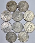  10  1922-1926 90  Silver Peace Dollar Mixed Dates   Mints