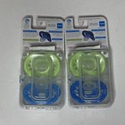 Mam Pacifier 0-6 Months 4-pack Green   Blue Bpa Free Newborn Baby Silicone Nib