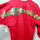 Small 2025 Walt Disney World Parks Christmas Spirit Jersey Adult Red Mickey New