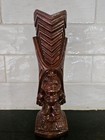 Vintage Coco Joes Hawaiian Tiki Figure Hapa Wood Carving Hawaii Souvenir