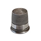 Antique Sterling Silver Thimble Size 8 Sewing Collectible Seamstress Gift Tool