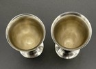 Pair Of Tiffany Solid Sterling Silver Cordials   Shot Glass No Monograms