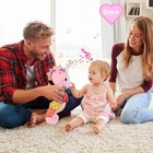 Baby Girl Toys 0-6 Months Musical Stuffed Animal With Crinkle   Rattles  pink 